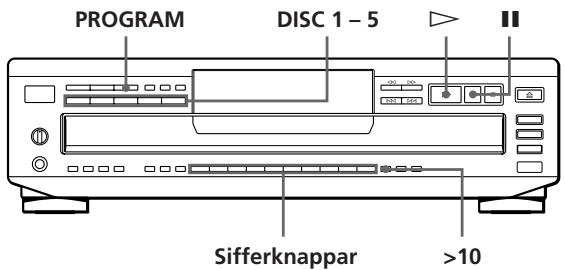 SONY CDP-CE405 - Spela in ett eget program - 1