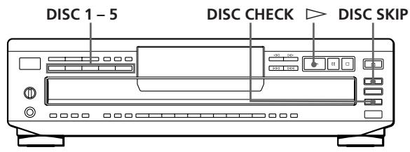SONY CDP-CE405 - Hitta en bestämd CD-skiva - 1
