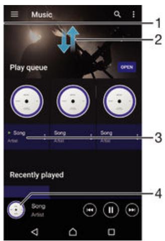 SONY XPERIA M5 - Musik hören - 2