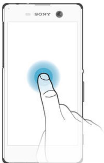SONY XPERIA M5 - Verwenden des Touchscreens - 2
