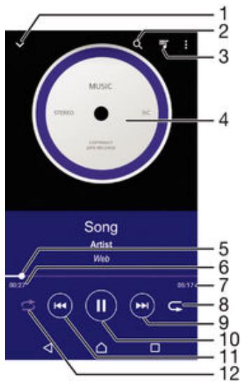 SONY XPERIA M5 - Musik hören - 1
