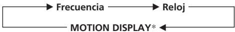 SONY CDX-C580RW - Cambio de la indicación del visor - 1