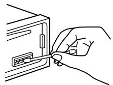 SONY CDX-C580RW - Limpeza dos connectores - 1