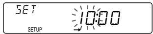 SONY CDX-C580RW - Setting the clock - 4