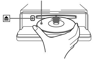 SONY CDX-C6850R - Press  and insert the CD. - 1