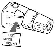 SONY CDX-C6850R - Fästa etikett på vridkontrollen - 1