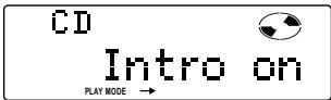 SONY CDX-C780R - Carregue em ⑤ (→) para seleccionar "Intro on". - 1
