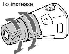 SONY CDX-C780R - Changing the operative direction - 1