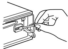 SONY CDX-C780R - Cleaning the connectors - 1