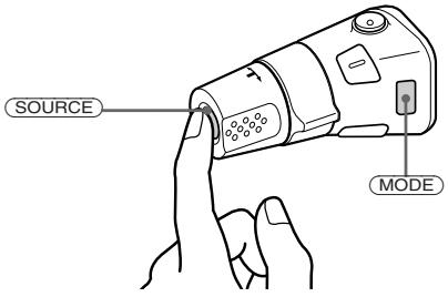 SONY CDX-C780R - By pressing buttons (the SOURCE and MODE buttons) - 1