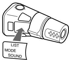 SONY CDX-C780R - Förbereda vridkontrollen - 2