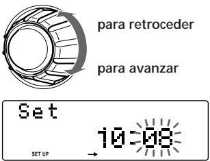 SONY CDX-C780R - Ajuste del reloj - 5