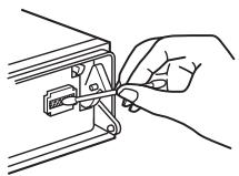 SONY CDX-GT517EE - Cleaning the connectors - 1