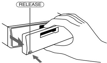 SONY XR-C453RDS - Zdejmownikie przyzniego panela - 1