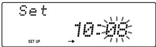 SONY XR-C8220R - Setting the clock - 7
