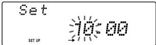 SONY XR-C8220R - Setting the clock - 4