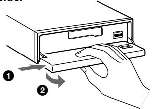 SONY XR-C8220R - Detaching the front panel - 1