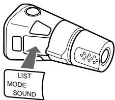 SONY XR-C8220R - Preparar o commando rotativo - 2