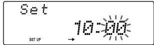 SONY XR-C8220R - Setting the clock - 5