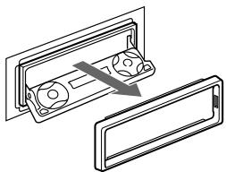 SONY XR-M510 - With the front panel open - 2