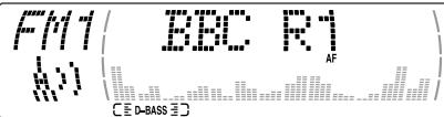 SONY XR-M510 - Displaying the station name - 1