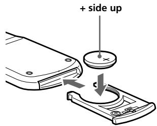 SONY XR-M510 - Replacing the lithium battery - 2