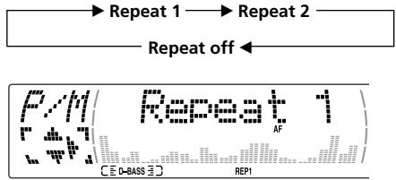 SONY XR-M510 - — Repeat Play - 1