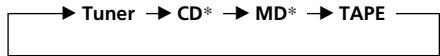 SONY XR-M510 - Press SOURCE repeatedly to select the tuner. - 1