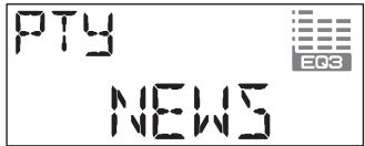 SONY CDX-A250 - Druk op  tijdens FM-ontvangst. - 1