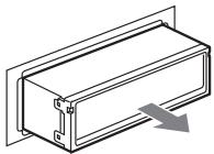 SONY CDX-A250 - Verwijder het apparaat. - 3