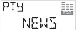 SONY CDX-A250 - Auswahlen des Programmtypes (PTY) - 1