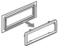 SONY CDX-A250 - Entfernen Sie die Schutzumrandung. - 2