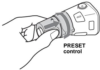 PRESET control