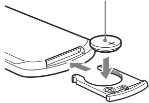 SONY CDX-S2000 - Austauschen der Lithiumbatterie - 2