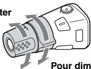 SONY MEX-BT5000 - Modification du sens de fonctionnement - 1