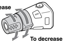 SONY MEX-BT5000 - Changing the operative direction - 1