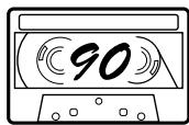 SONY XR-L500V - Het gebruik van cassettes met een speelduur van meer dan 90 minutes is af teraden, behalte voor langdurige ononderbroken weergave. - 2