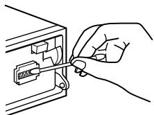 SONY XR-L500V - Pulizia dei connettori - 1