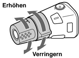 SONY XR-L500V - Wechseln der Drehrichtigung - 1