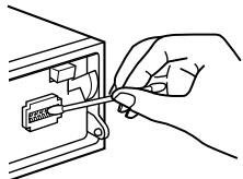 SONY XR-L500V - Cleaning the connectors - 1
