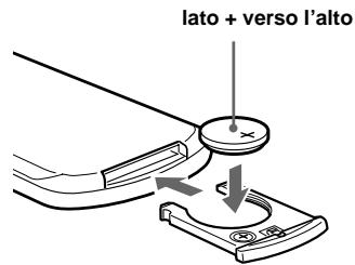 SONY XR-L500V - Sostituzione della batteria al litio - 2