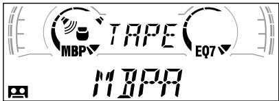 SONY XR-L500V - Premere MBP più volte per ottener la posizione di ascolto desiderata. - 1