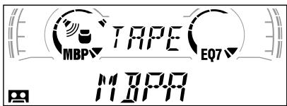 SONY XR-L500V - Druk herhaaldelijk op (MBP) voor degewenste luisterpositie. - 1