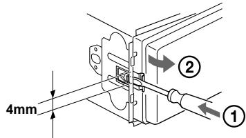 SONY XR-L500V - Verwijder het toestel - 1