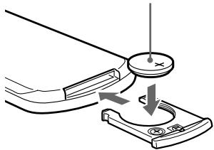 SONY XR-L500V - De lithiumbatterij verrangen - 3