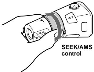 SONY XR-L500V - Using the rotary commander - 4