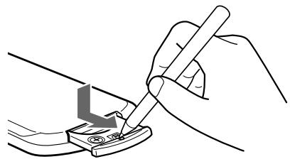 SONY XR-L500V - Replacing the lithium battery - 1