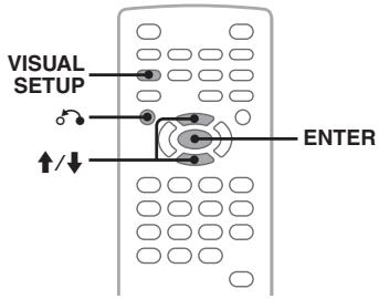 SONY MEX-DV800 - Basic operation of visual setup - 1