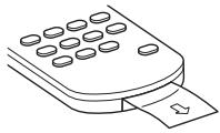 SONY MEX-DV800 - Préparation de la mini- télécommande - 1