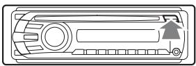 SONY MEX-DV800 - De disc uitwerpen - 1